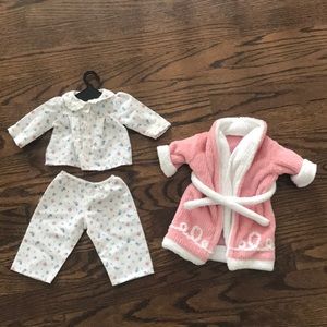 American Girl Pajama and Robe Outfit
